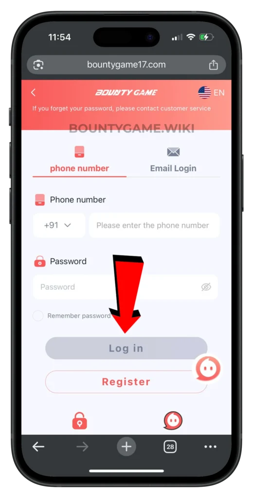 bounty-game-login